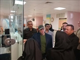 حضور ریاست دانشگاه علوم پزشکی تبریز در بیمارستان و شبکه بهداشت هریس